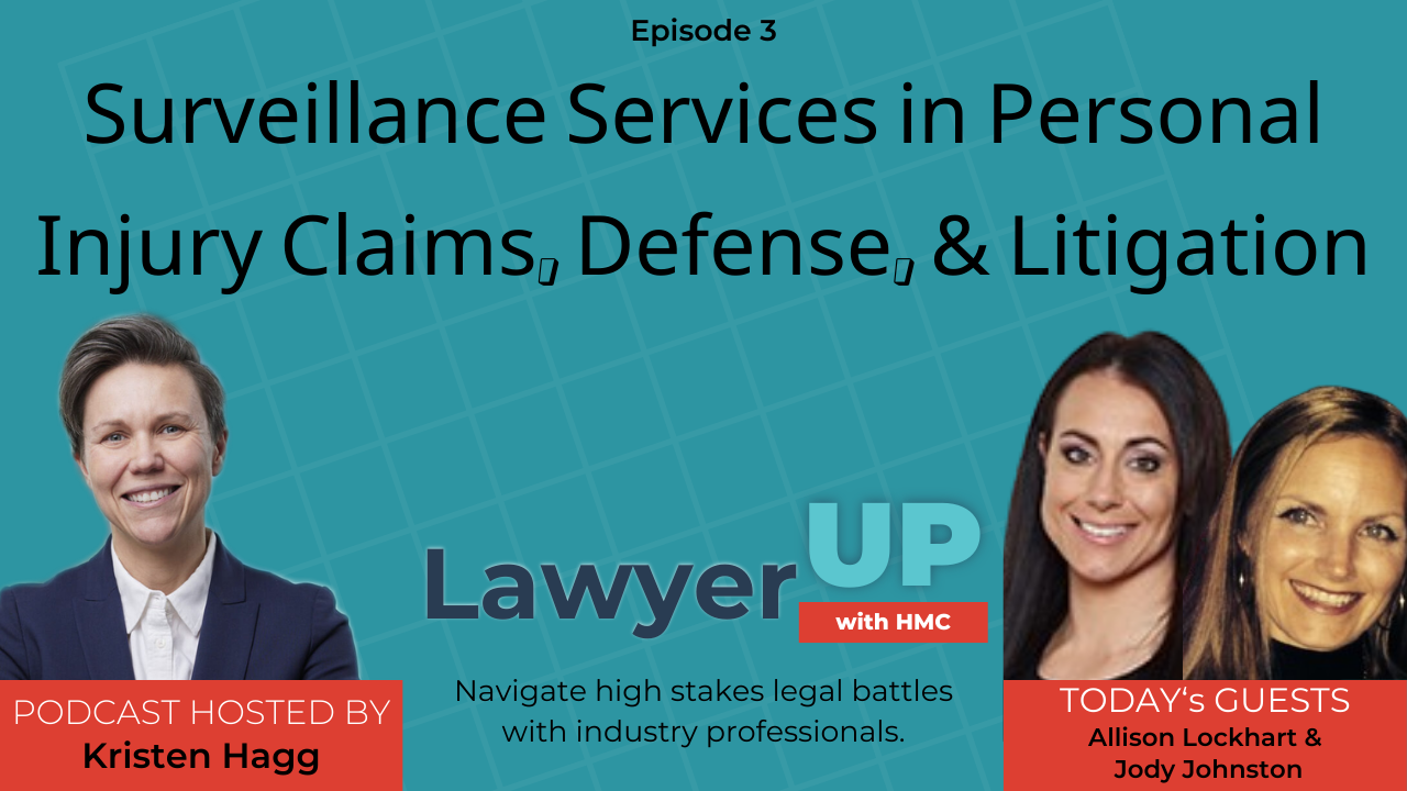 Surveillance Services in Personal Injury Claims, Defense & Litigation with Allison Lockhart & Jody Johnson feature image